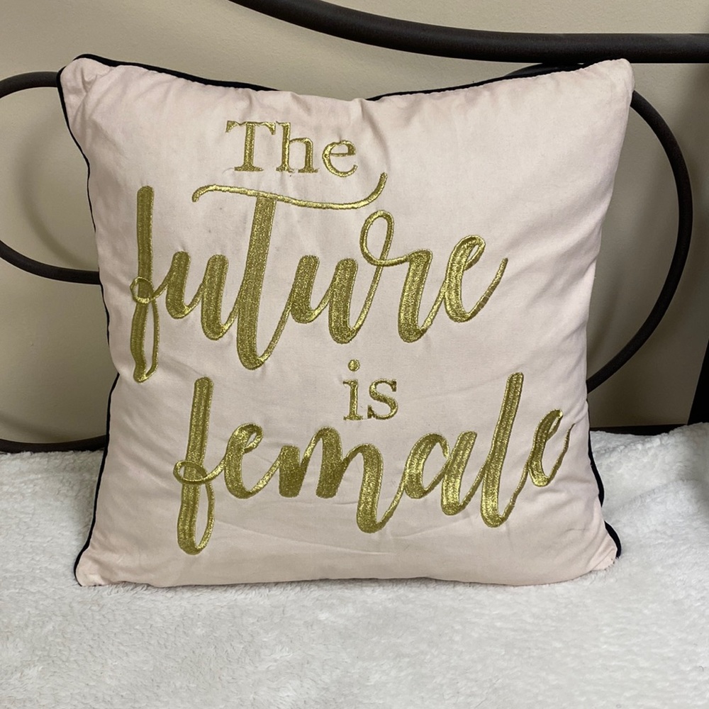 Nicole Miller The Future is Female pillow